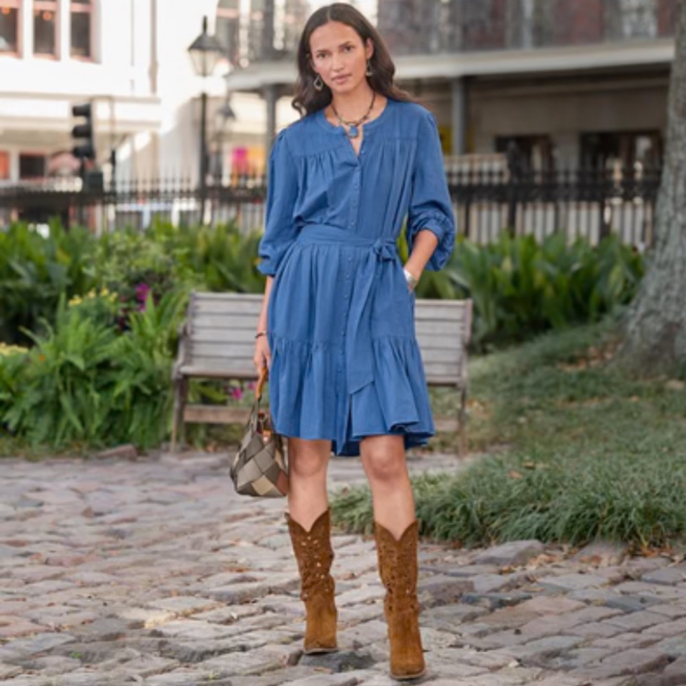 Sundance Elder Flower Linen Dress